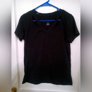 Just Be plain black shirt